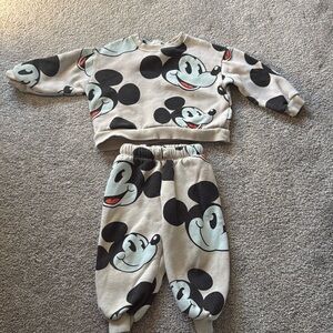 Zara Mickey Sweatsuit